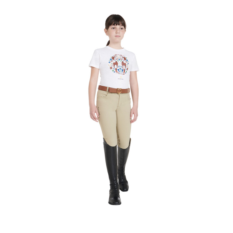 Kids' unisex breeches in technical fabric 7
