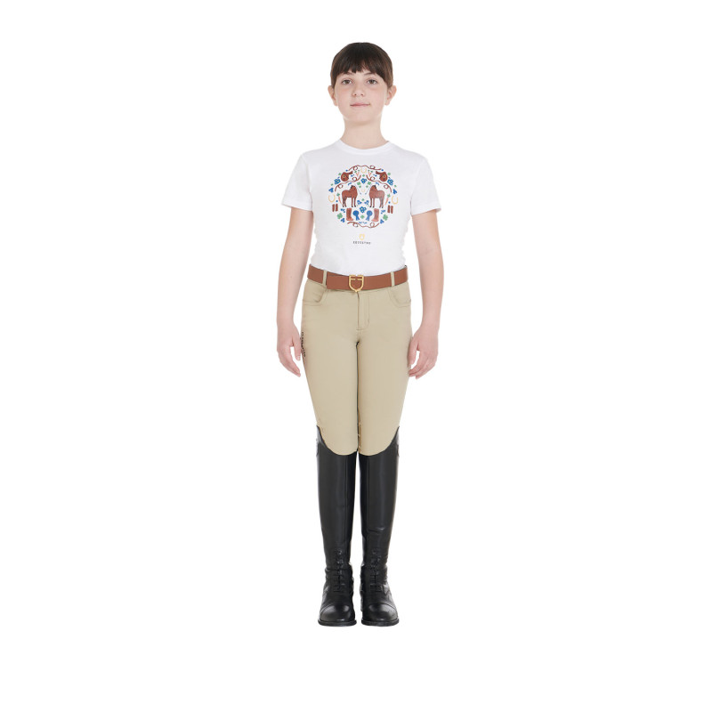 Kids' unisex breeches in technical fabric 8