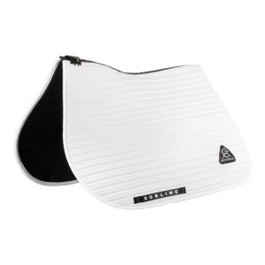 Sublime striped jumping saddle pad in technical fabric