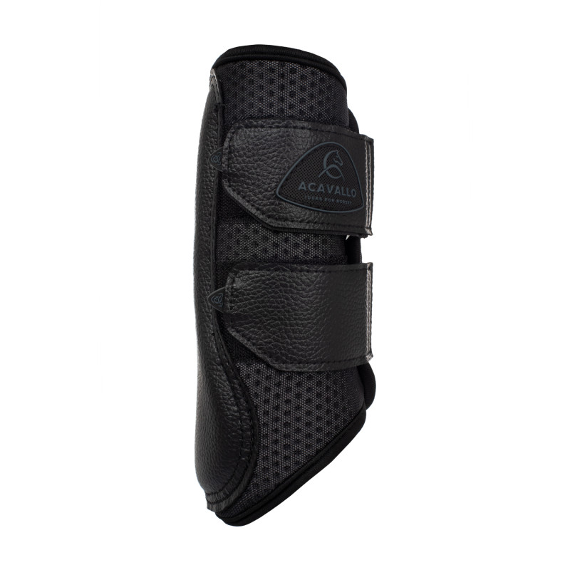 Front brushing boots perforated neoprene BK 1