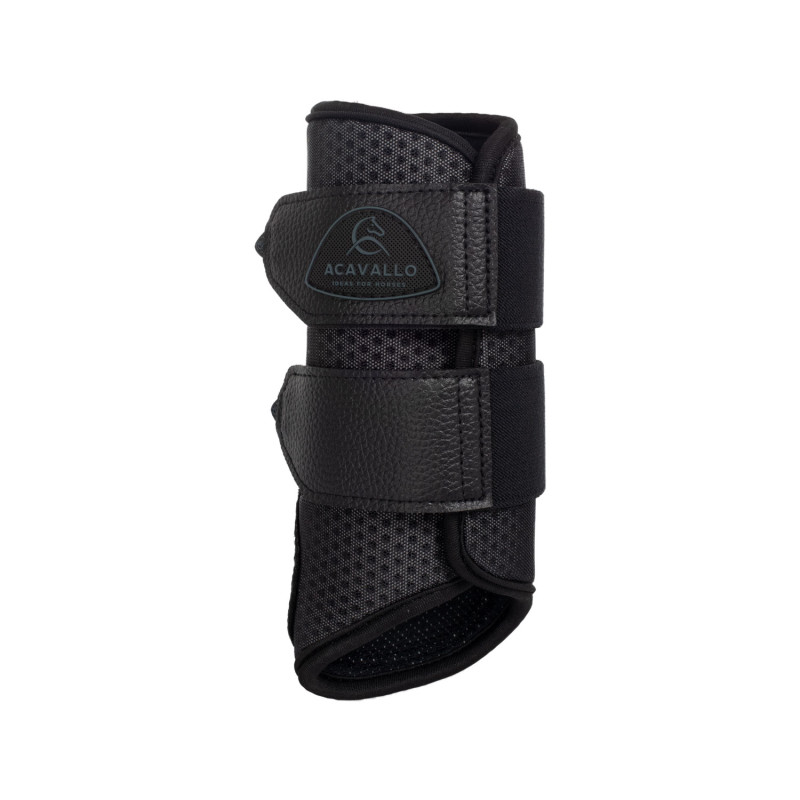 Front brushing boots perforated neoprene BK 2