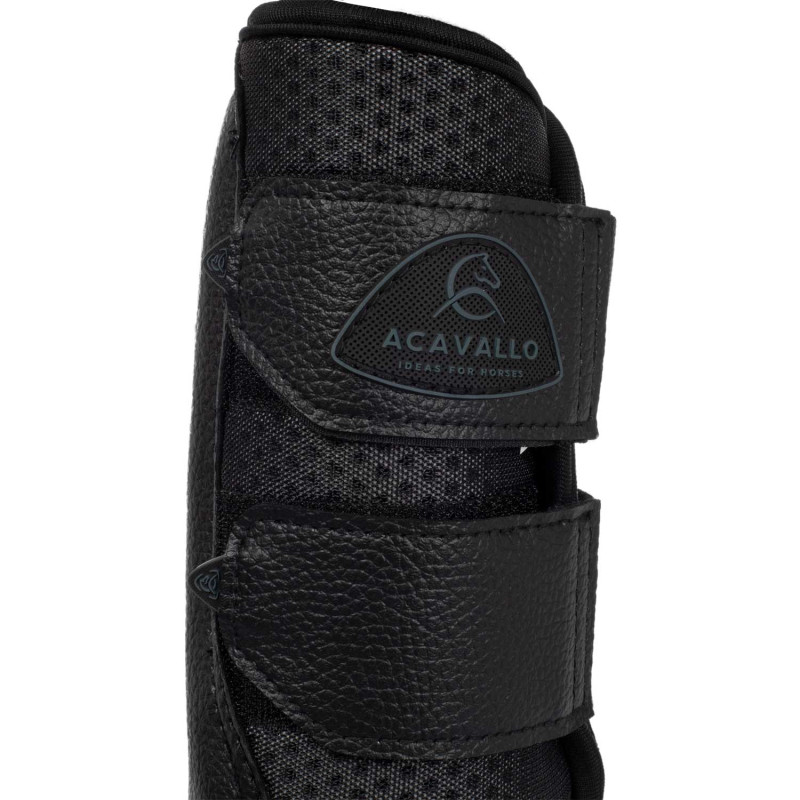 Front brushing boots perforated neoprene BK 7