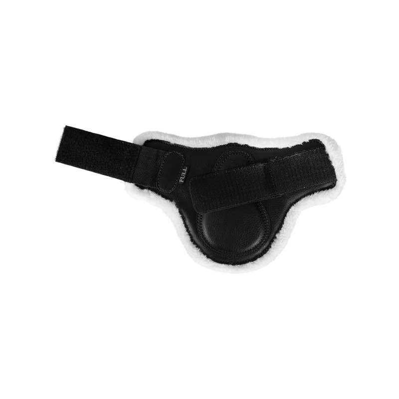 Jumping fetlock boots faux sheepskin & hook-and-loop closure BK 6