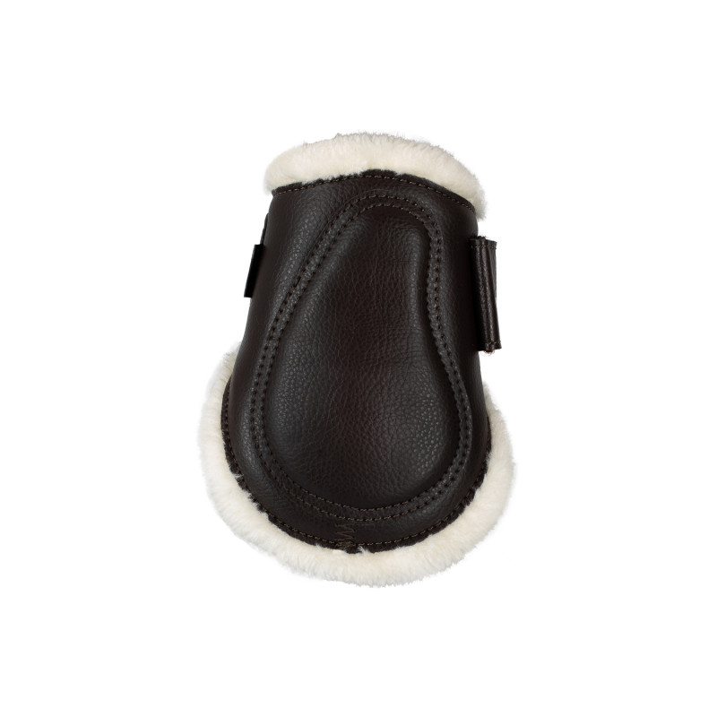 Jumping fetlock boots faux sheepskin & hook-and-loop closure BN 4