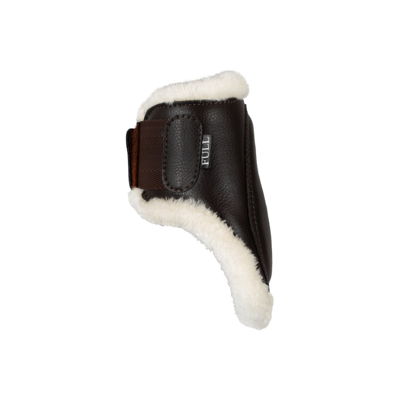 Jumping fetlock boots faux sheepskin & hook-and-loop closure BN 5