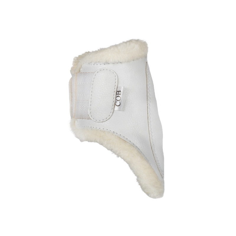 Jumping fetlock boots faux sheepskin & hook-and-loop closure WH 5