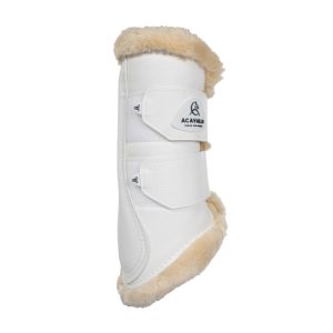 Front brushing boots eco-leather & faux sheepskin