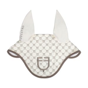 Fly veil with monogram print