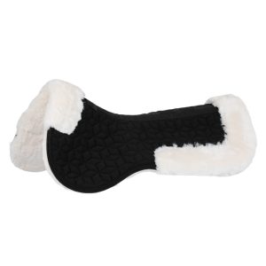 Pad in technical fabric and synthetic sheepskin with cube quilting