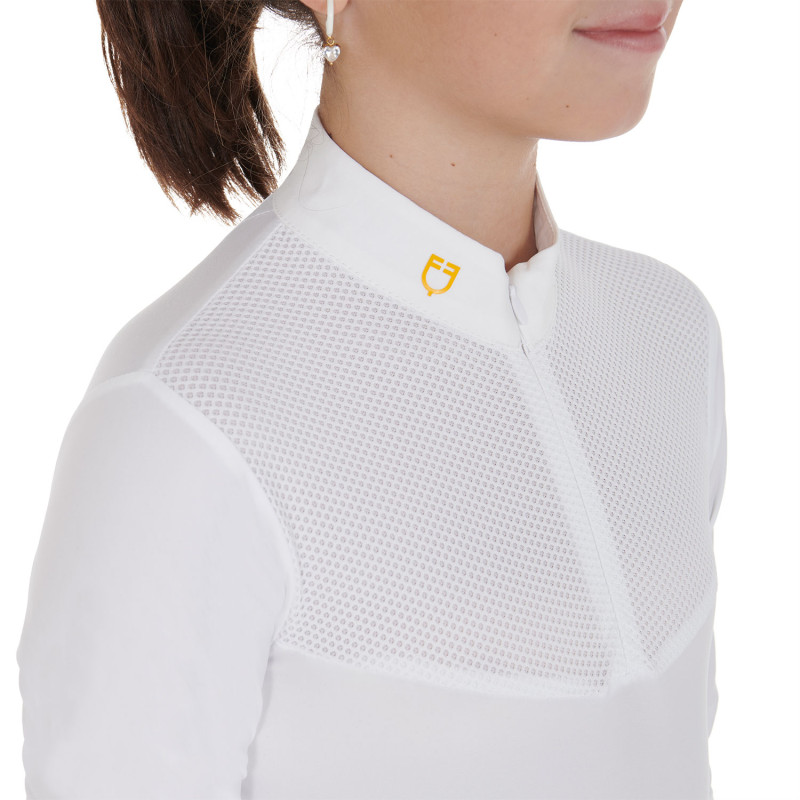 Girls' long-sleeved polo shirt 3