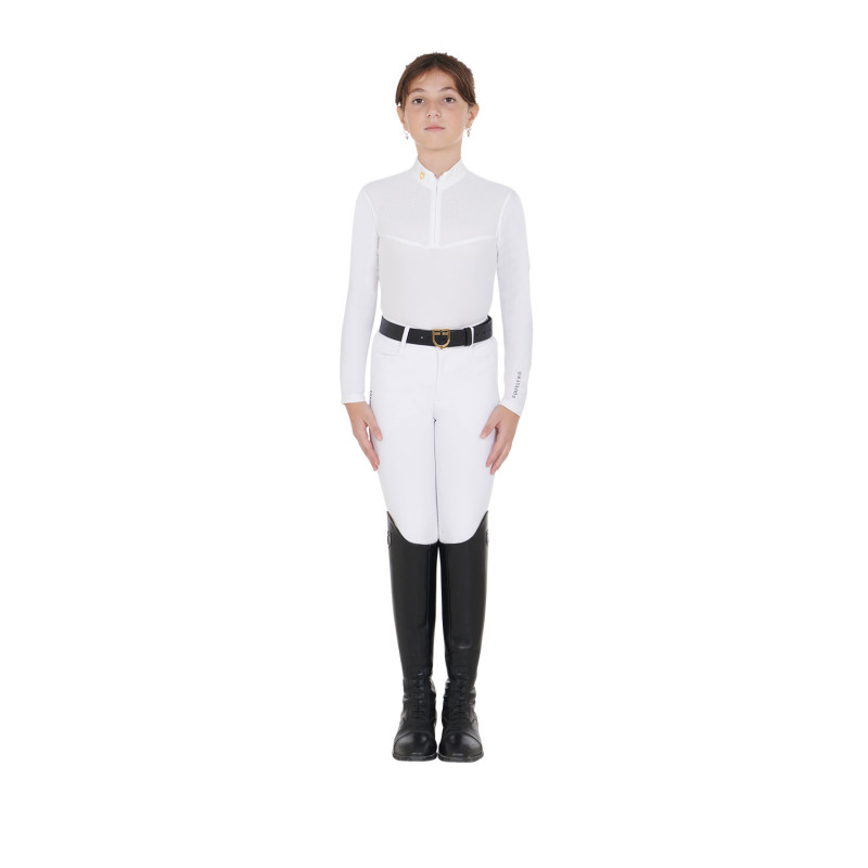Girls' long-sleeved polo shirt 5