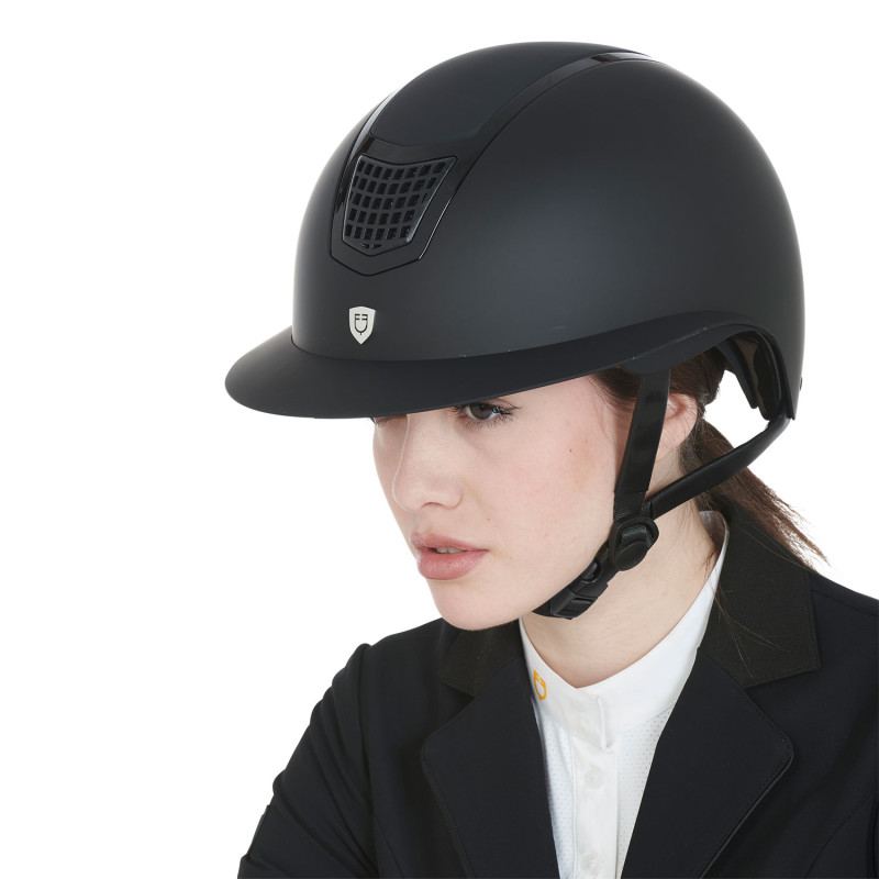 Ultra-light helmet in resistant matte plastic EN 1384-2023 homologation 5