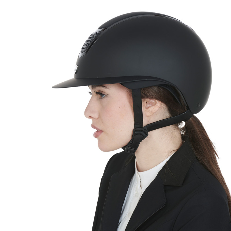 Ultra-light helmet in resistant matte plastic EN 1384-2023 homologation 6