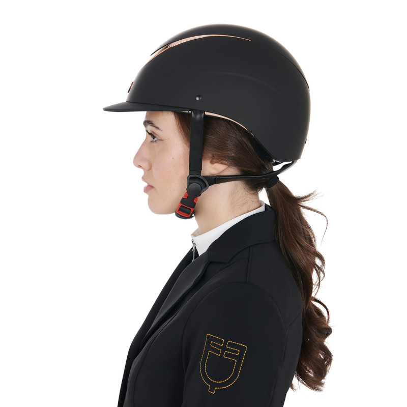 Unisex helmet with shiny frame homologation EN 1384-2023 5