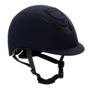 Unisex helmet with embossed logo homologation EN 1384-2023