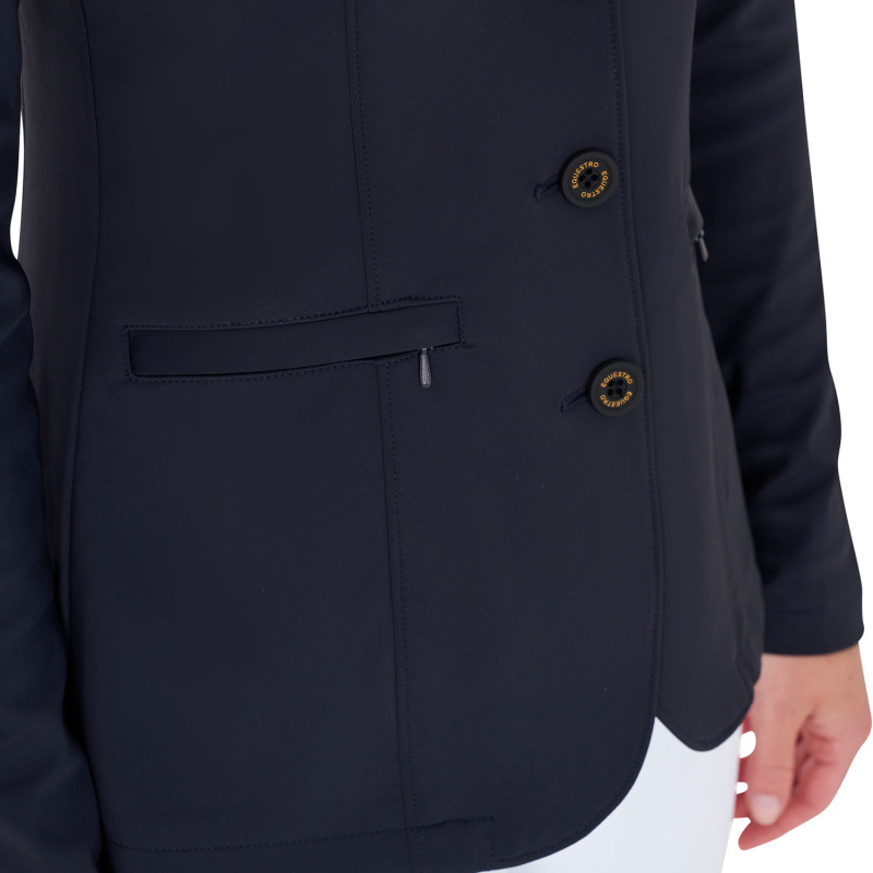 Women's competition jacket with contrasting embroidered logo 3