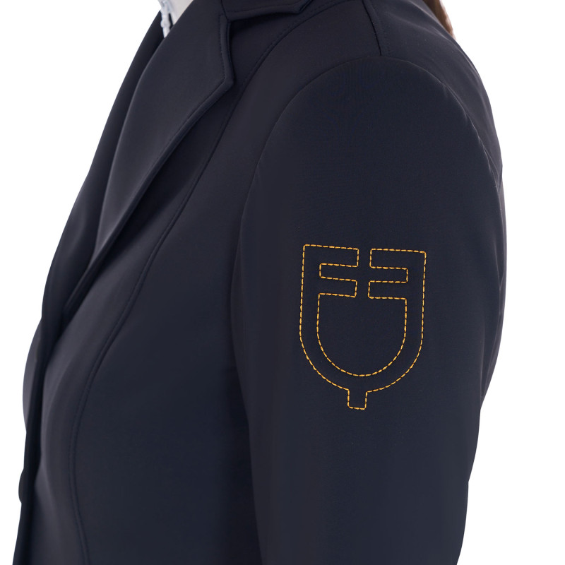 Women's competition jacket with contrasting embroidered logo 4