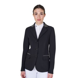 Women's competition jacket with rhinestones