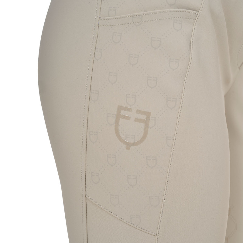 Women's high-waisted monogram breeches 7