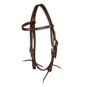 DOUBLE BUCKLE BROWBAND HEADSTALL