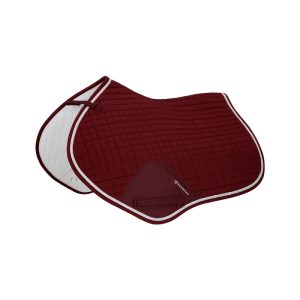 Shaped jumping saddle pad in cotton